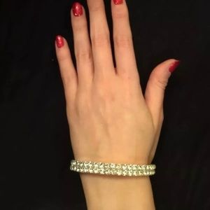 Women’s sterling silver plated bracelet bridal